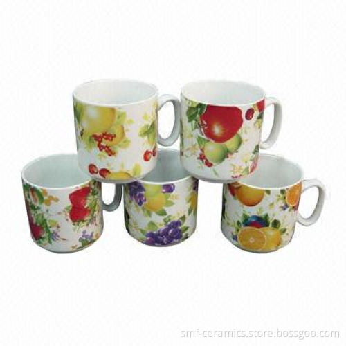 11oz Porcelain Promotional Mugs, Food Safe Microwaveable, Dishwasher Safe